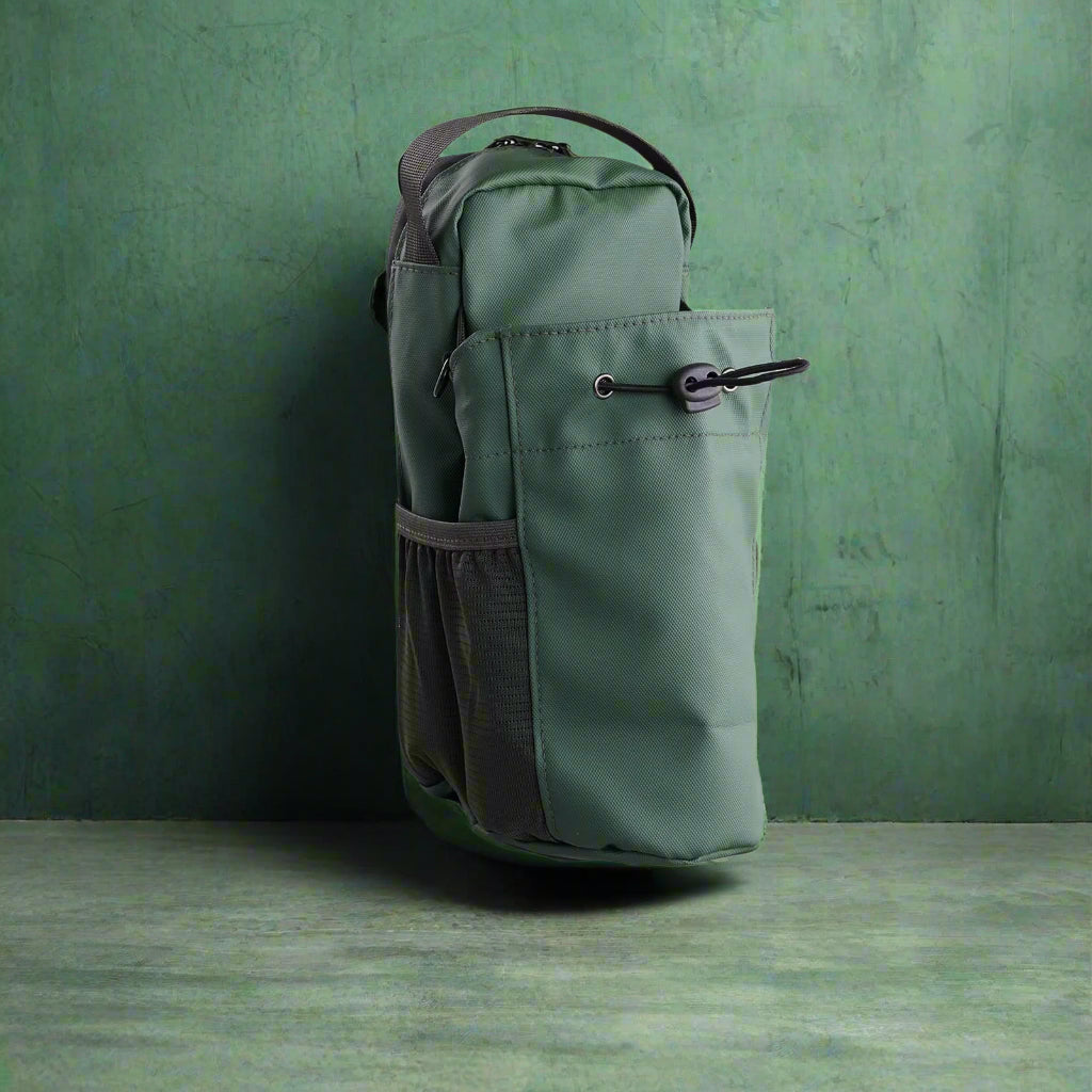 Magnetic Gym Sling Bag Water Bottle & Phone Holder Waterproof Crossbody Bag for Outdoor Sports Travel Fitness Accessories