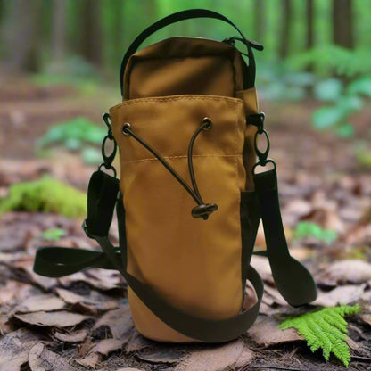 Magnetic Gym Sling Bag Water Bottle & Phone Holder Waterproof Crossbody Bag for Outdoor Sports Travel Fitness Accessories