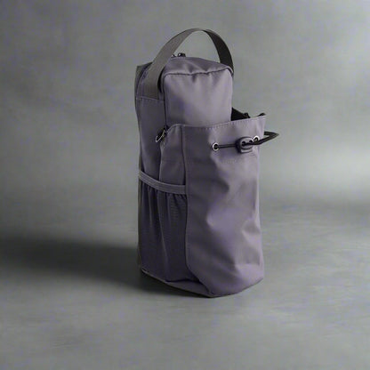 Magnetic Gym Sling Bag Water Bottle & Phone Holder Waterproof Crossbody Bag for Outdoor Sports Travel Fitness Accessories