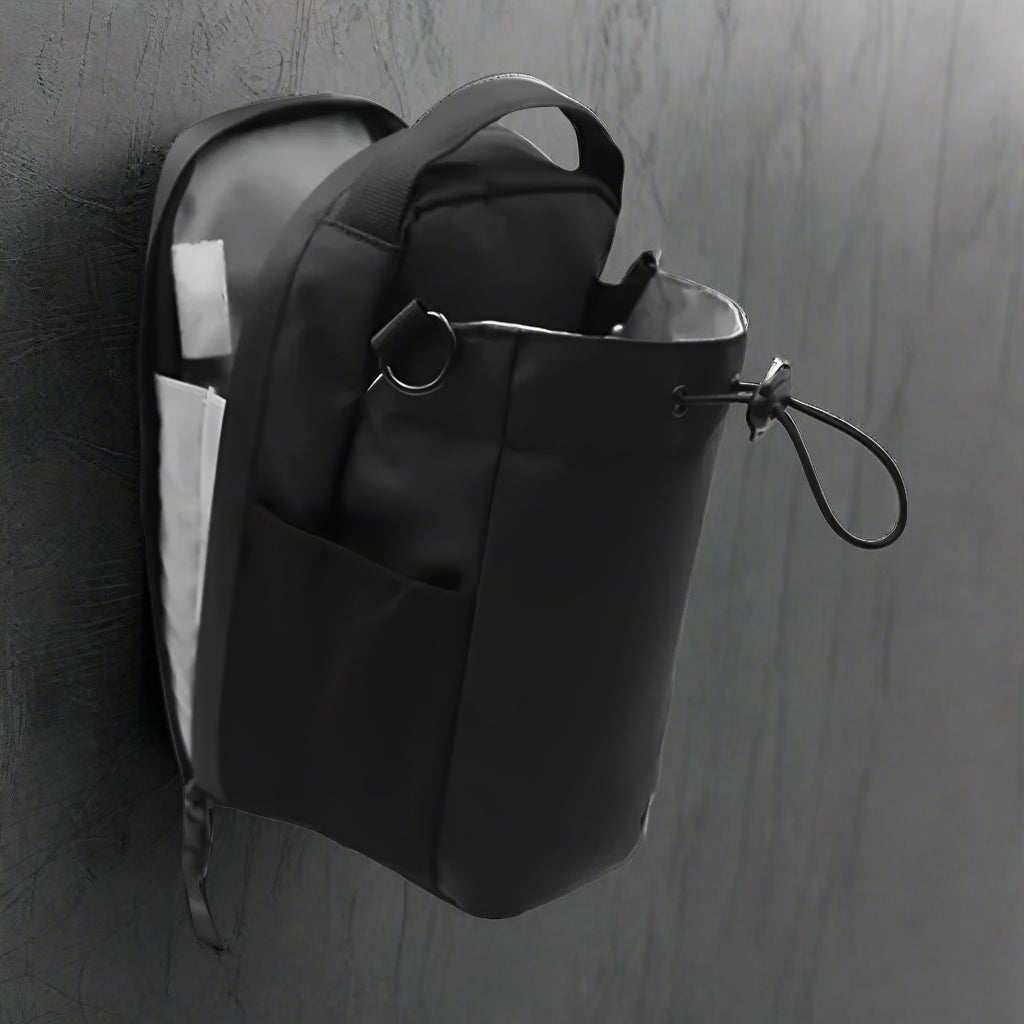 Magnetic Gym Sling Bag Water Bottle & Phone Holder Waterproof Crossbody Bag for Outdoor Sports Travel Fitness Accessories